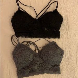 Lace bralettes
